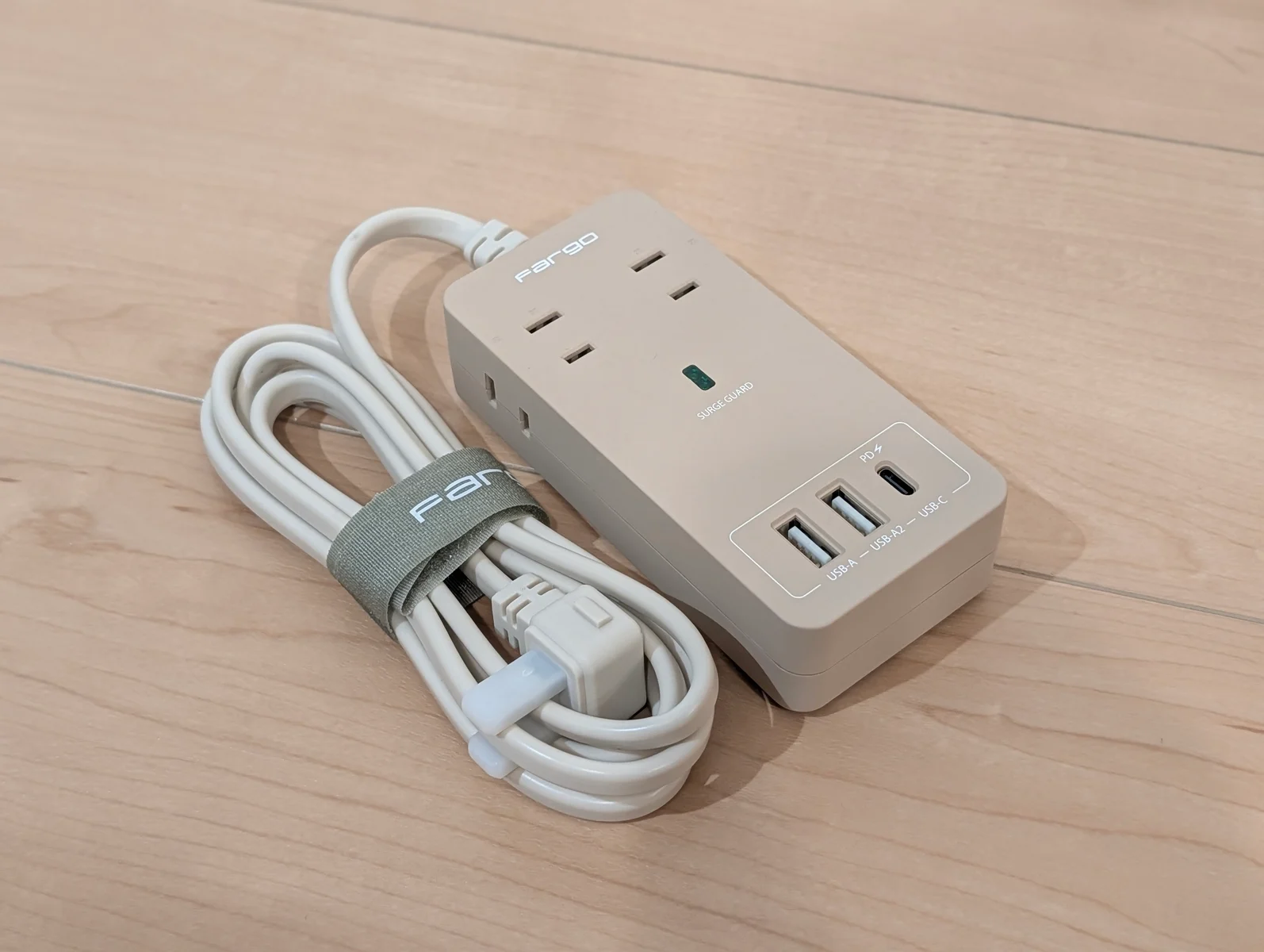 手元にあるFargo SATI COLOR CORD CTUC221WHの実物
