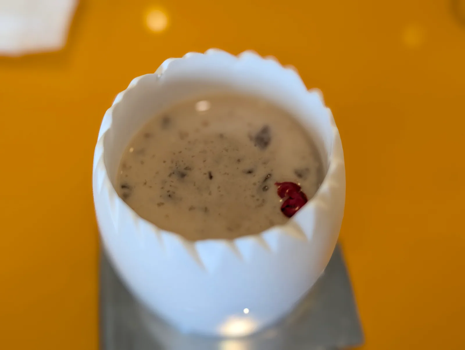 朝食のスープ