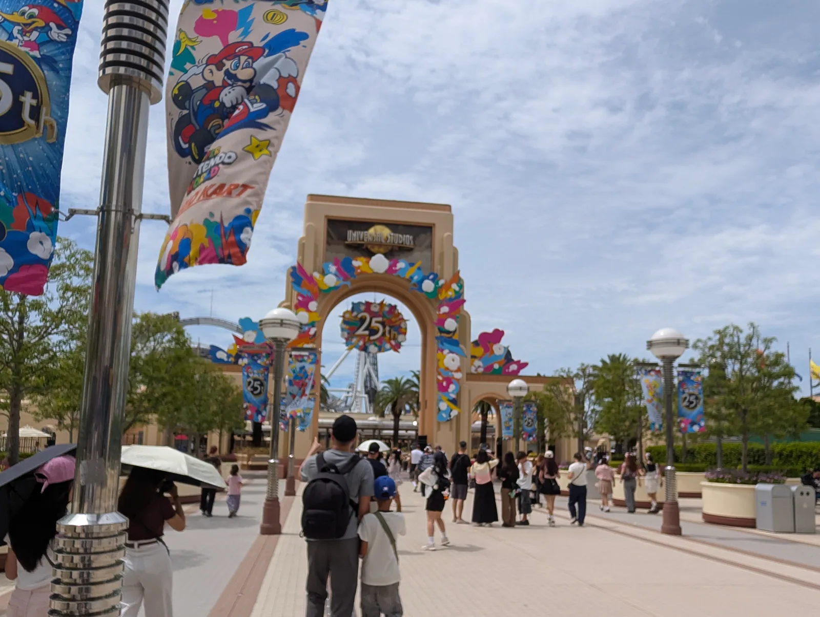 USJの入口ゲート