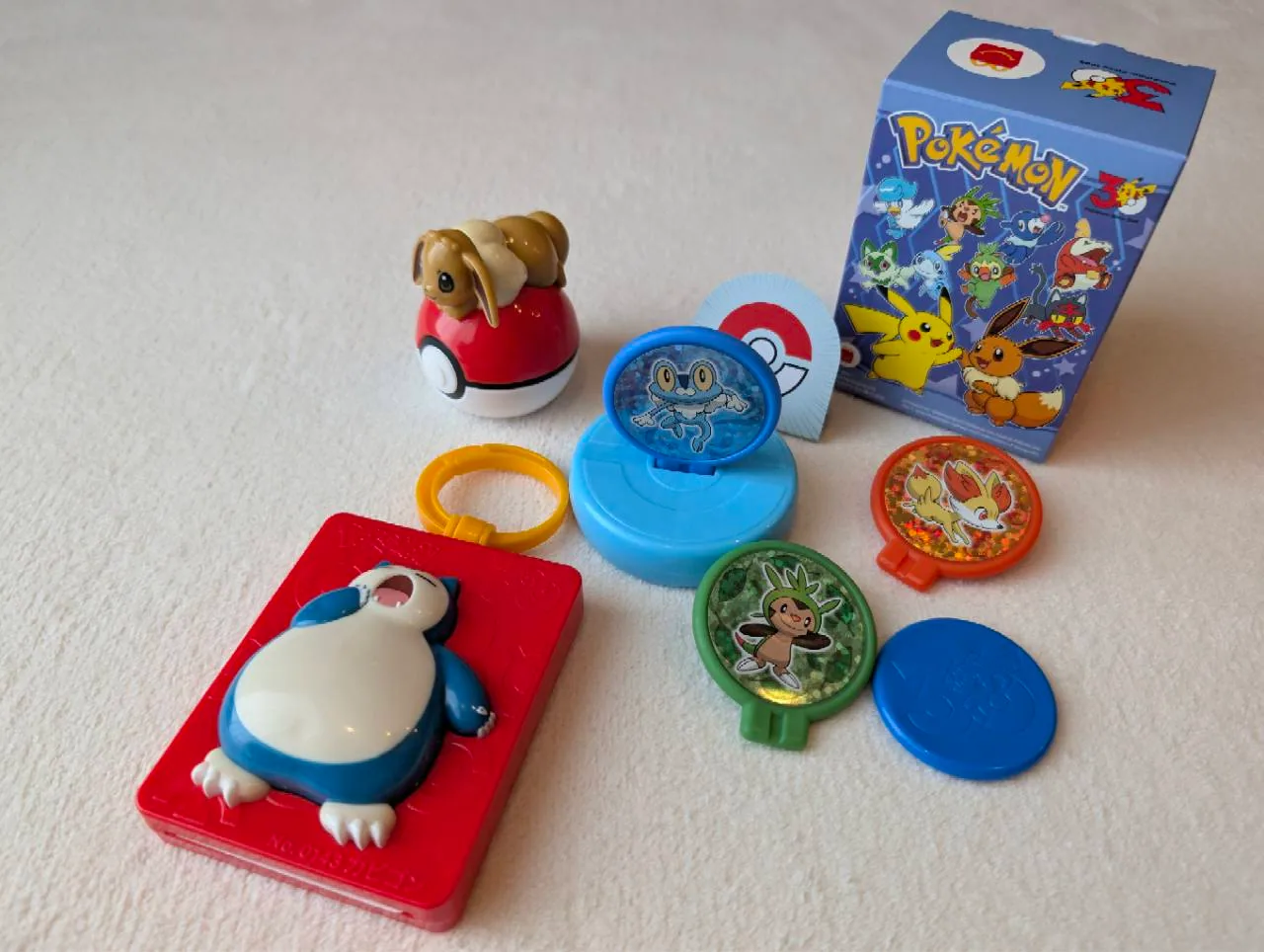 ハッピーセットでもらったポケモンのおもちゃ
