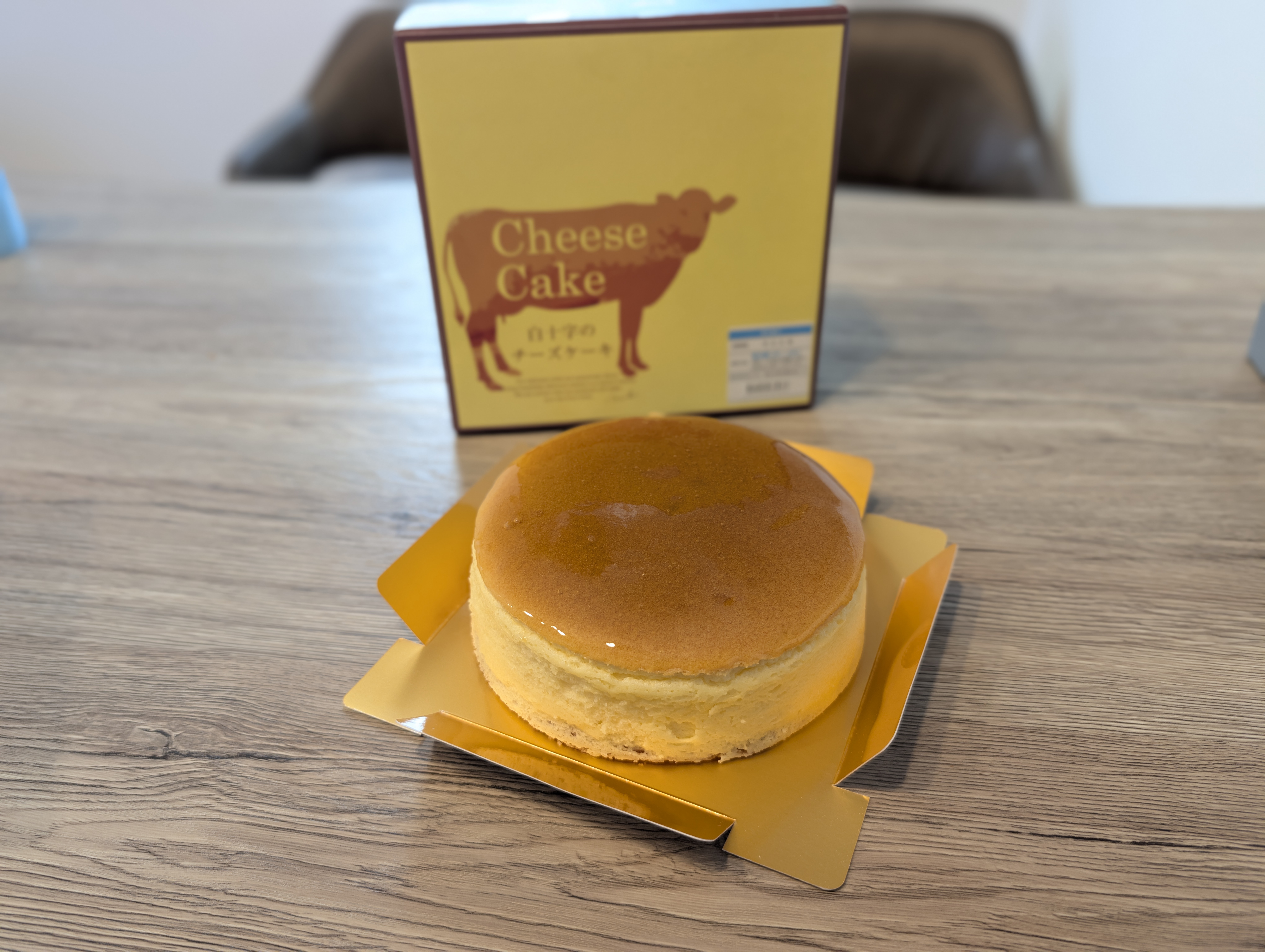 白十字の名物チーズケーキ