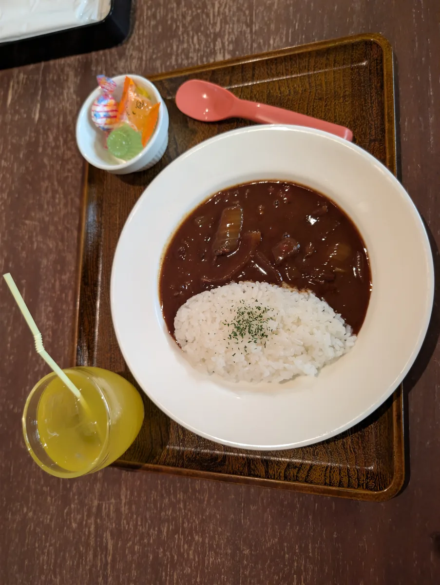 キッズメニューのハヤシライス