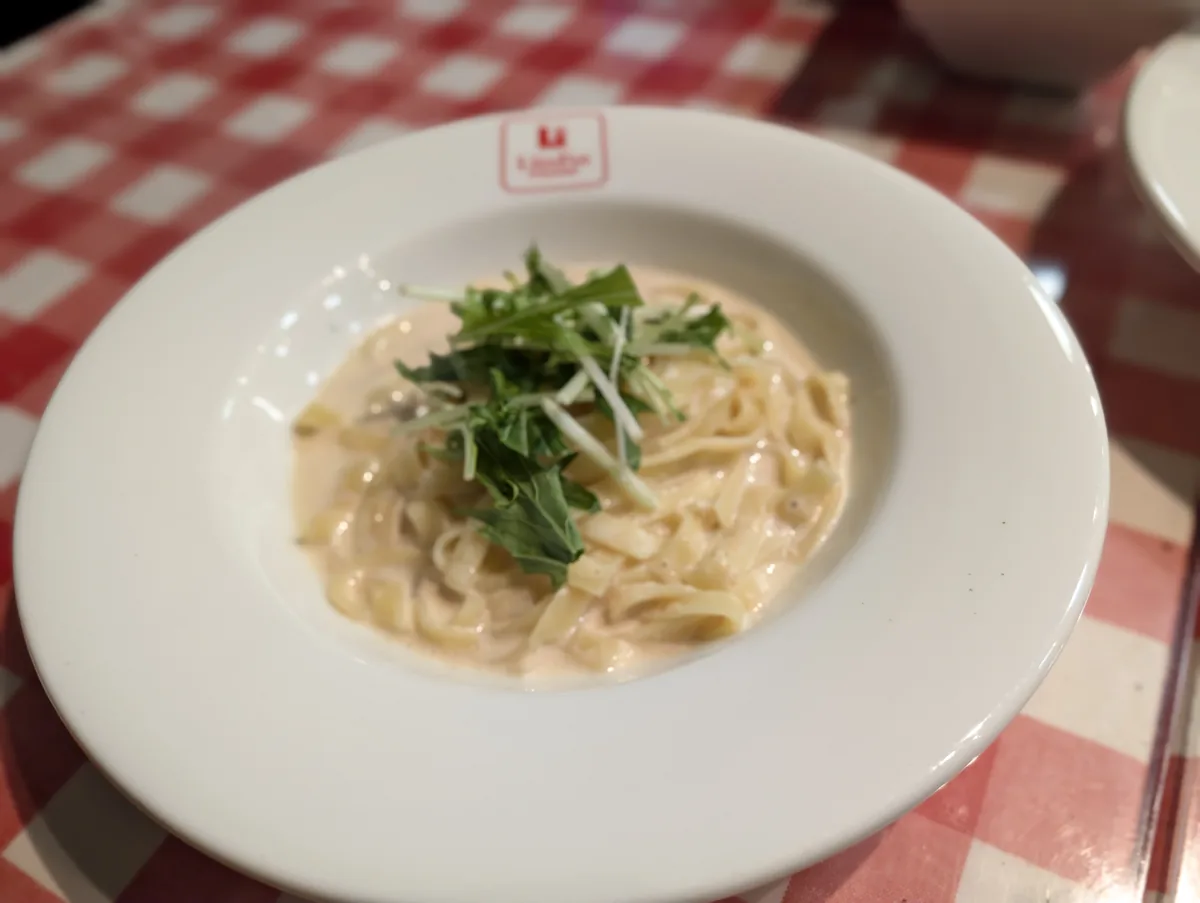 明太子クリームパスタ