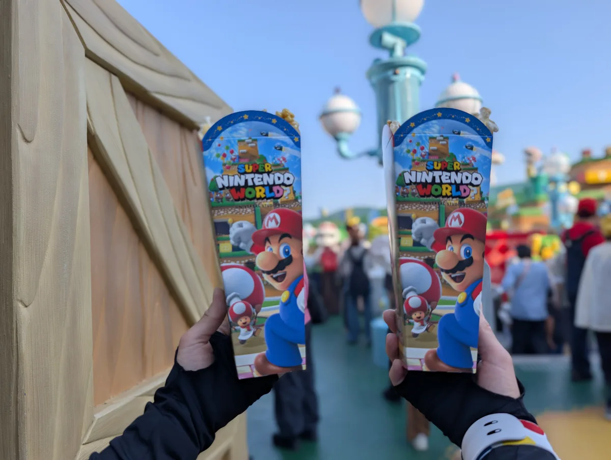 マリオ柄のポップコーンケース