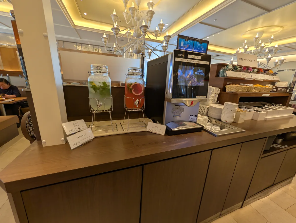 THE CENTRAL BUFFETのドリンクバー